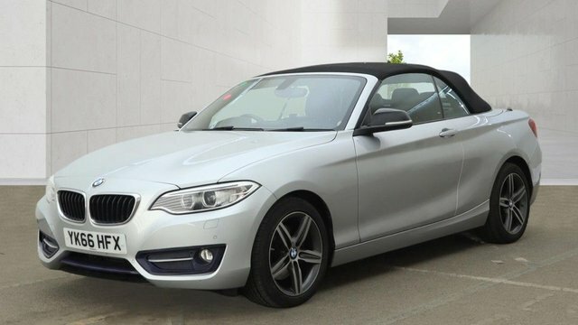 BMW 2 Series 2016 2.0 220D Sport Convertible Eu Silver #2