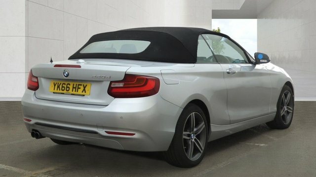 BMW 2 Series 2016 2.0 220D Sport Convertible Eu Silver #4