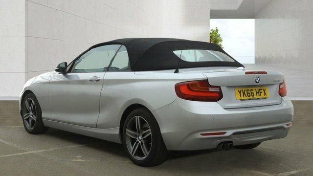 BMW 2 Series 2016 2.0 220D Sport Convertible Eu Silver #3