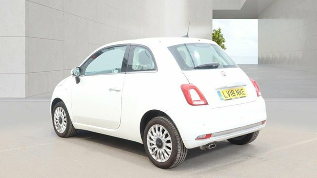 Fiat 500 2018 1.2 Lounge Hatchback Euro 6 White #3