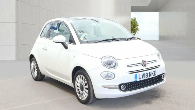 Fiat 500 2018 1.2 Lounge Hatchback Euro 6 White
