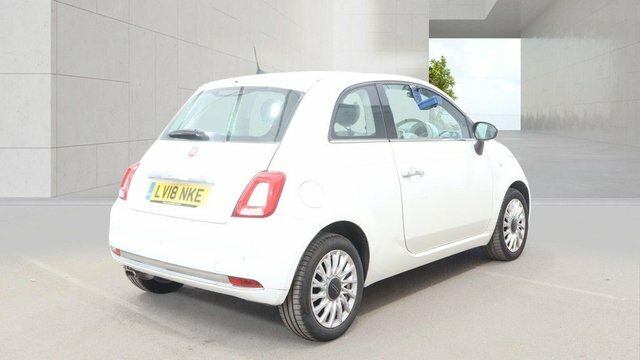 Fiat 500 2018 1.2 Lounge Hatchback Euro 6 White #4