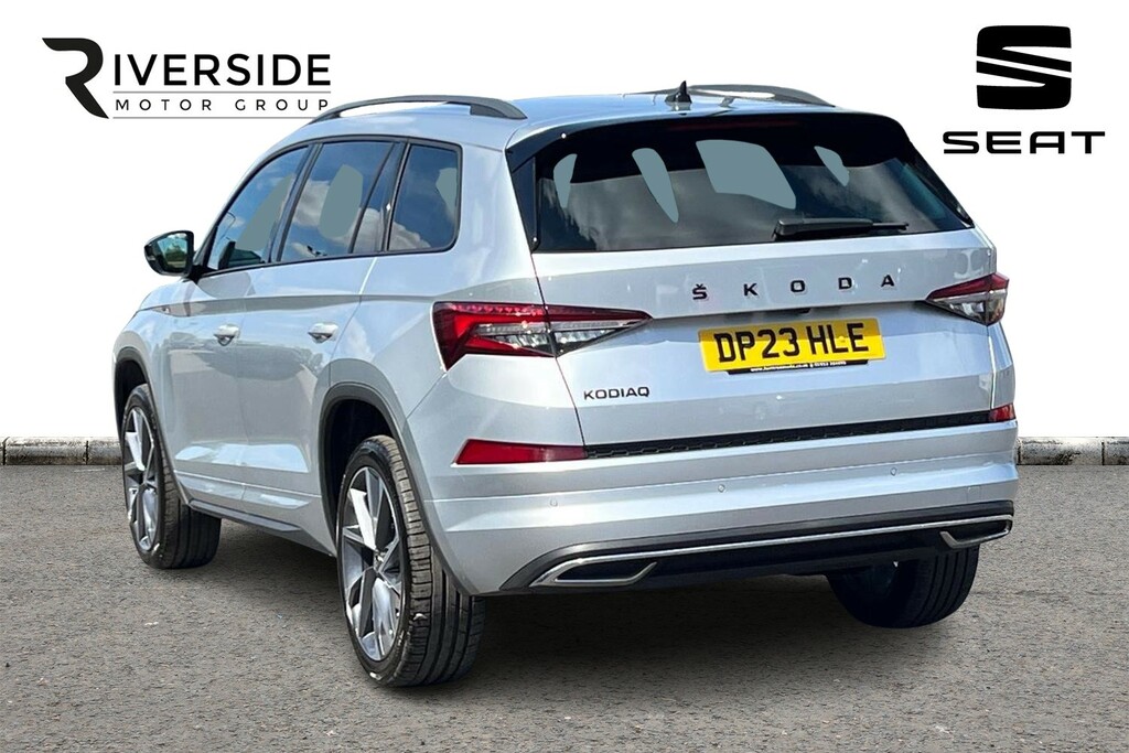 Skoda Kodiaq 1.5 Tsi Act Sportline Dsg Euro 6 Ss 7 Seat DP23HLE Silver #3