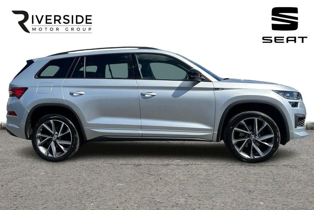 Skoda Kodiaq 1.5 Tsi Act Sportline Dsg Euro 6 Ss 7 Seat DP23HLE Silver #4