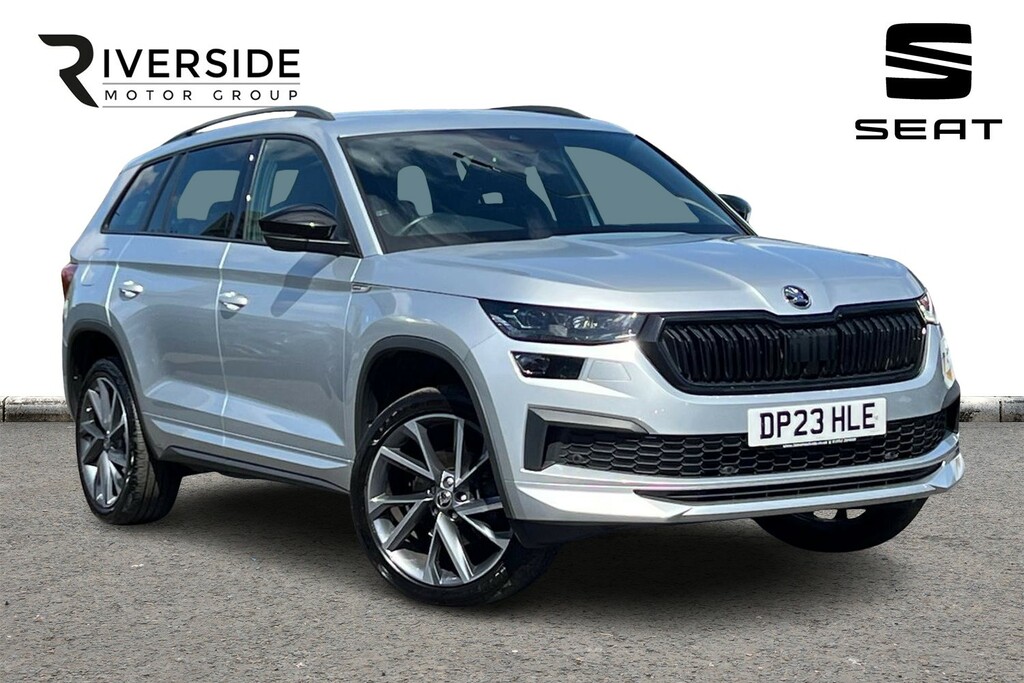 Skoda Kodiaq 1.5 Tsi Act Sportline Dsg Euro 6 Ss 7 Seat DP23HLE Silver