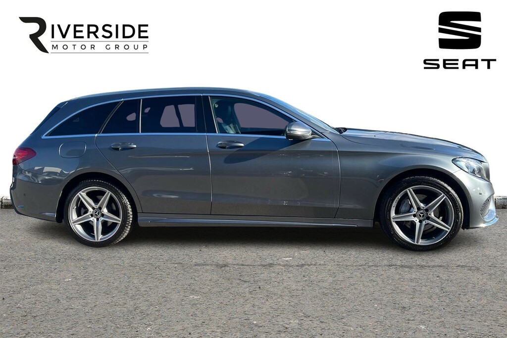 Mercedes-Benz C Class 2.1 C220d Amg Line G-tronic 4Matic Euro 6 Ss 5 SE18ZFZ Grey #4
