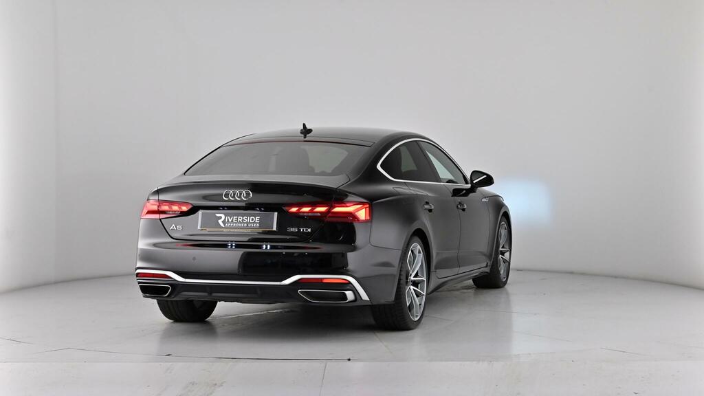 Audi A5 2.0 Tdi 35 S Line Sportback S Tronic Euro 6 Ss Blue #69