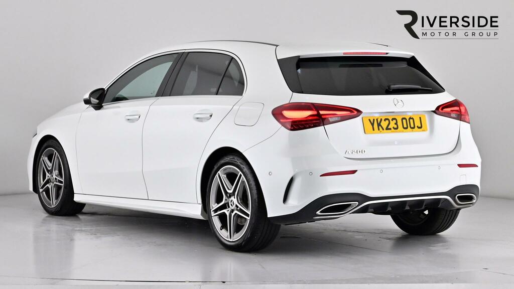 Mercedes-Benz A Class 1.3 A200h Mhev Amg Line Executive Hatchback White #2