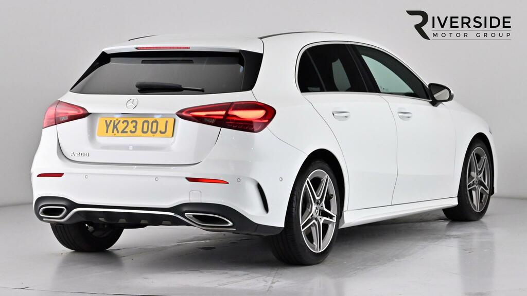 Mercedes-Benz A Class 1.3 A200h Mhev Amg Line Executive Hatchback White #6