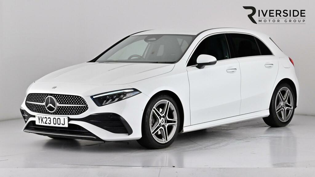 Mercedes-Benz A Class 1.3 A200h Mhev Amg Line Executive Hatchback White #4
