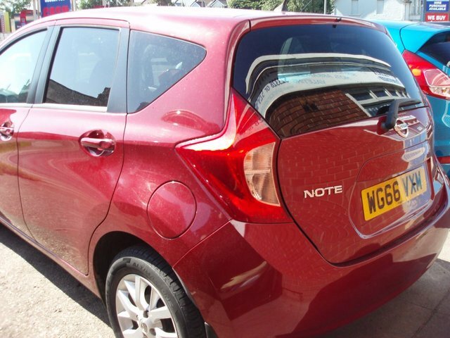 Nissan Note 1.2 Acenta Premium Hatchback WG66VXM Red #2