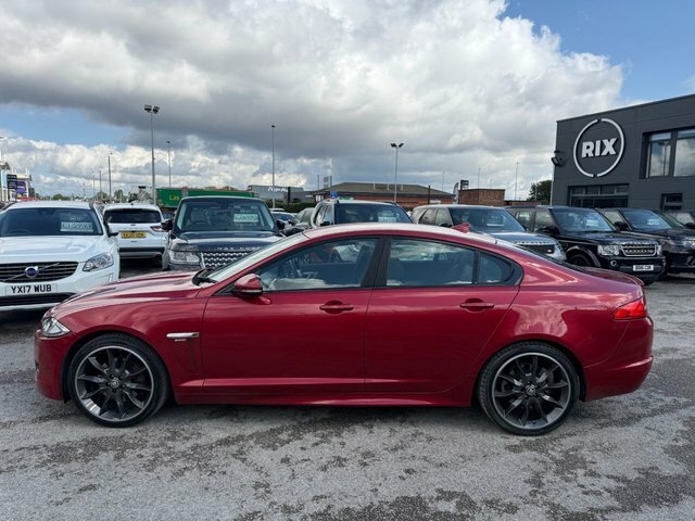 Jaguar XF R-sport Black Saloon BX15VJY Red #3