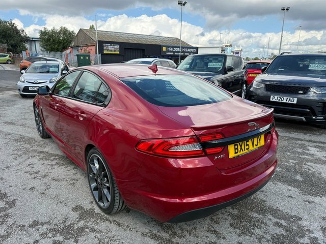 Jaguar XF R-sport Black Saloon BX15VJY Red #4
