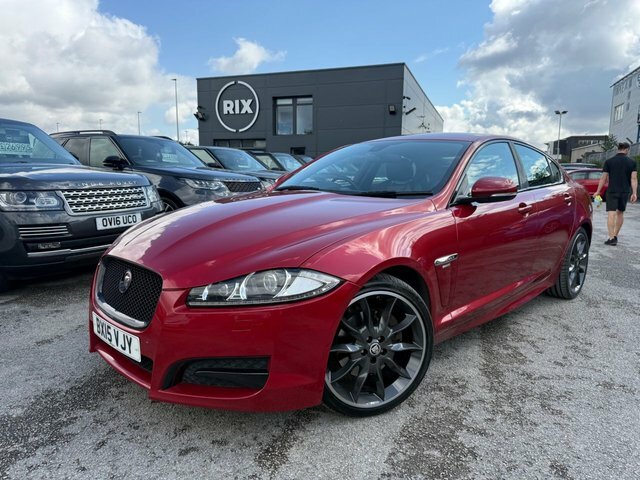 Jaguar XF R-sport Black Saloon BX15VJY Red #2
