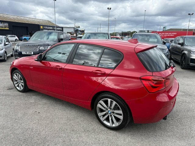 BMW 1 Series 118D Sport Hatchback Red #4