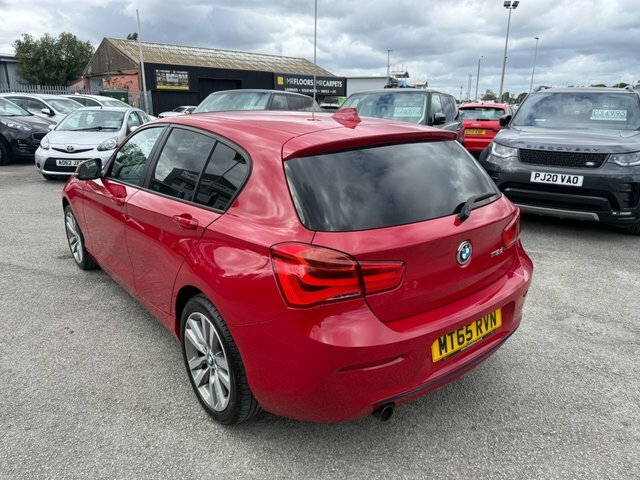 BMW 1 Series 118D Sport Hatchback Red #5