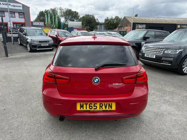 BMW 1 Series 118D Sport Hatchback Red #6