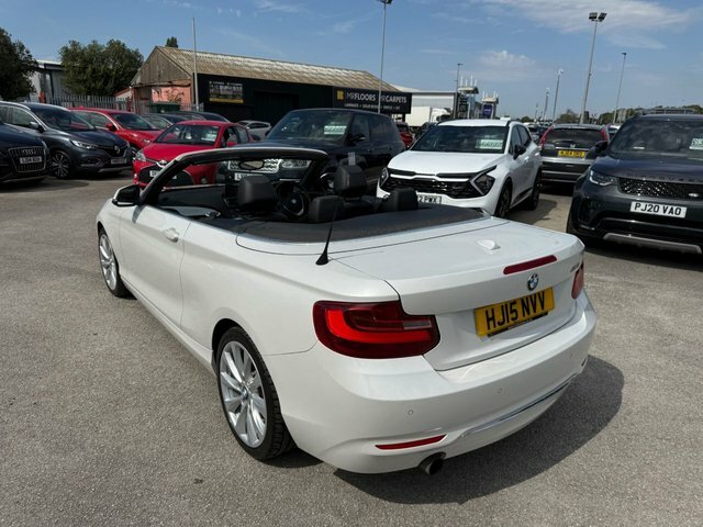 BMW 2 Series 218I Luxury Convertible White #5
