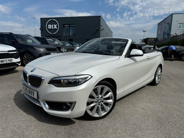 BMW 2 Series 218I Luxury Convertible White #2