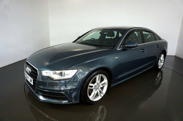 Audi A6 Saloon Tdi Ultra S Line RV64YJM Blue #2