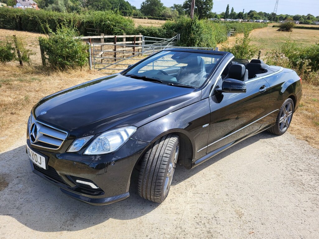 Mercedes-Benz E Class 2.1 E250 Cdi Blueefficiency Sport Edition 125 Cabr Black