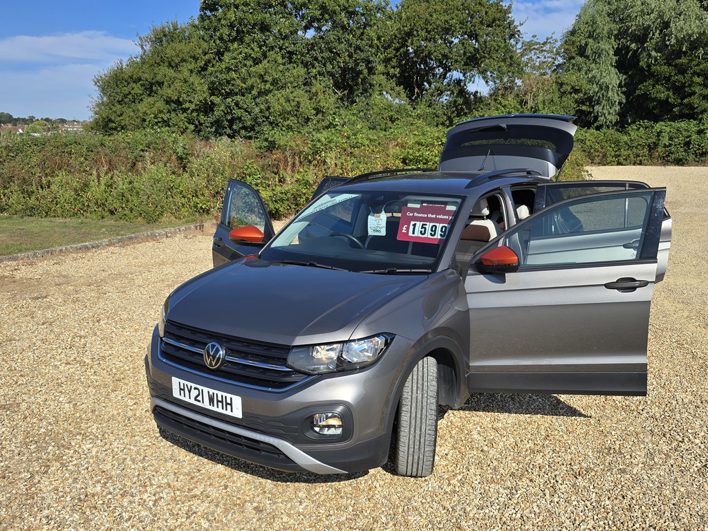 Volkswagen T-Cross Black Edition Tsi Silver #1