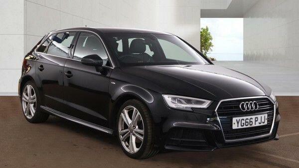 Audi A3 1.6 Tdi S Line Sportback S Tronic Euro 6 Ss Black #4