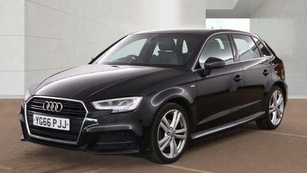 Audi A3 1.6 Tdi S Line Sportback S Tronic Euro 6 Ss Black