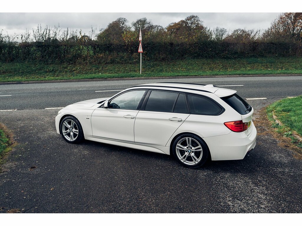 BMW 3 Series 320D M Sport White #4