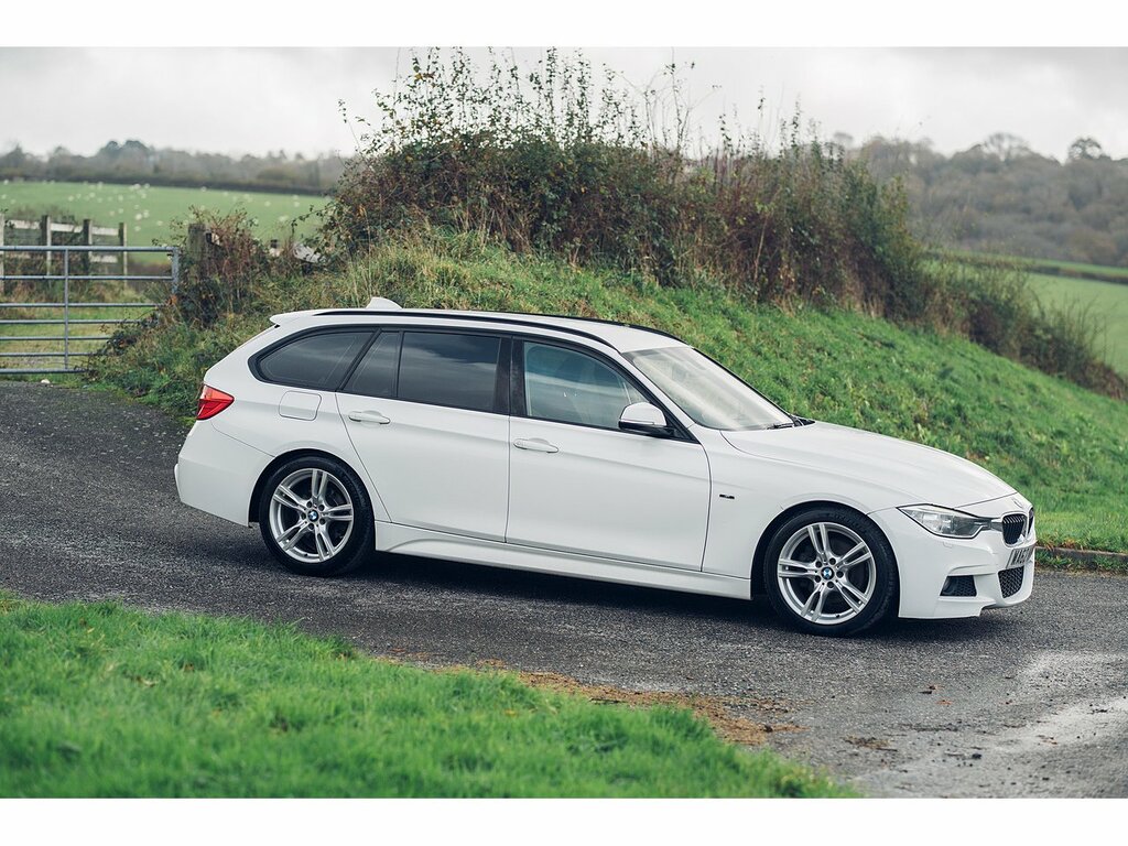 BMW 3 Series 320D M Sport White #3