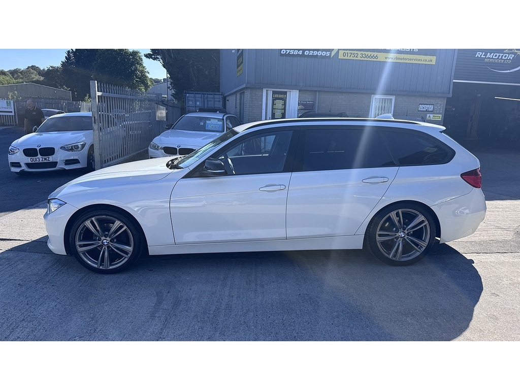BMW 3 Series 320D Ed Efficientdynamics Business White #4