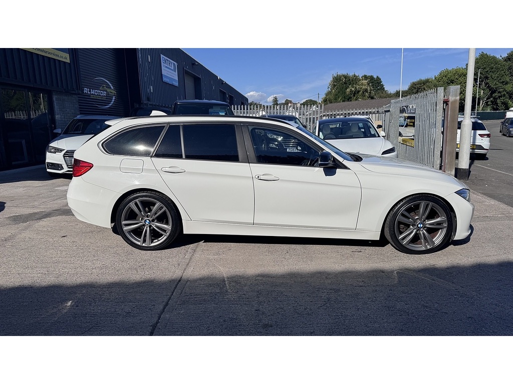 BMW 3 Series 320D Ed Efficientdynamics Business White #2
