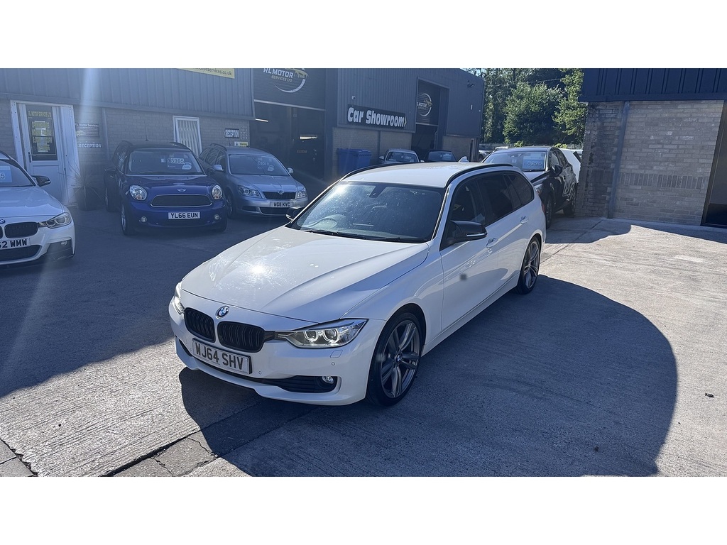BMW 3 Series 320D Ed Efficientdynamics Business White #6