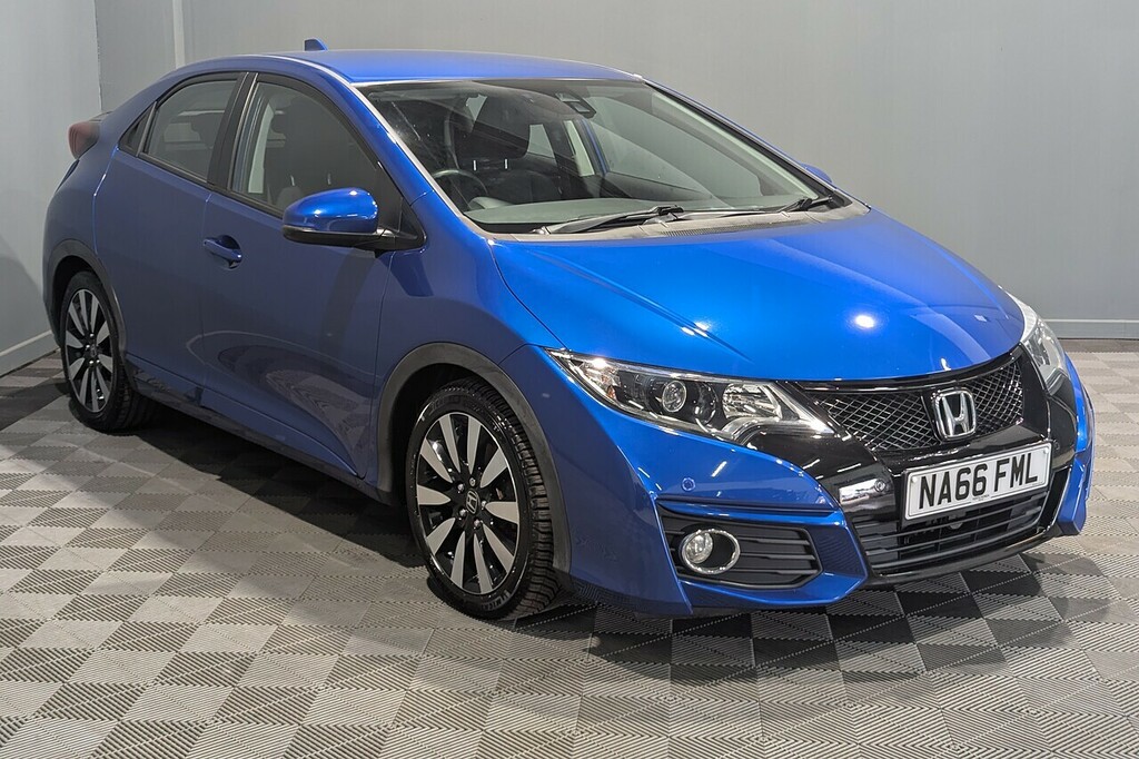 Honda Civic 1.4 I-vtec Se Plus Navi Hatchback Man NA66FML Blue #5