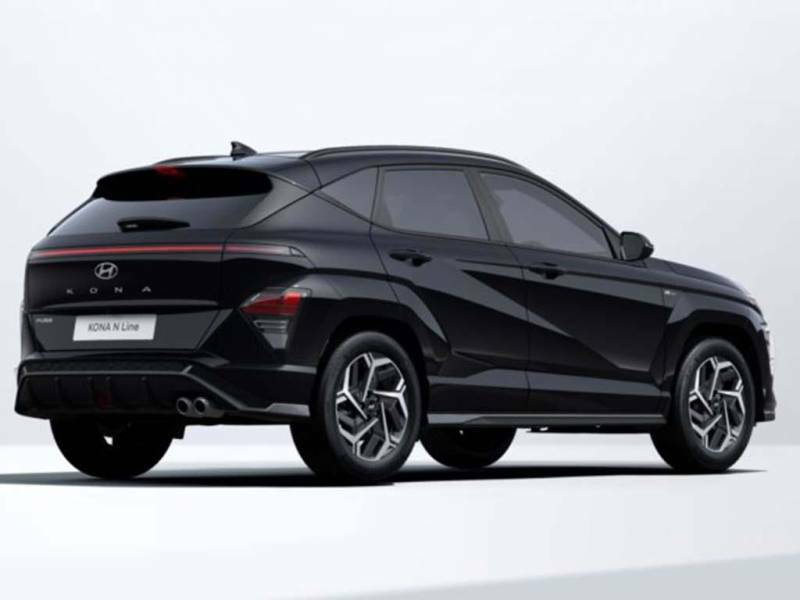 Hyundai Kona 1.0 T-gdi N Line Euro 6 Ss Black #3