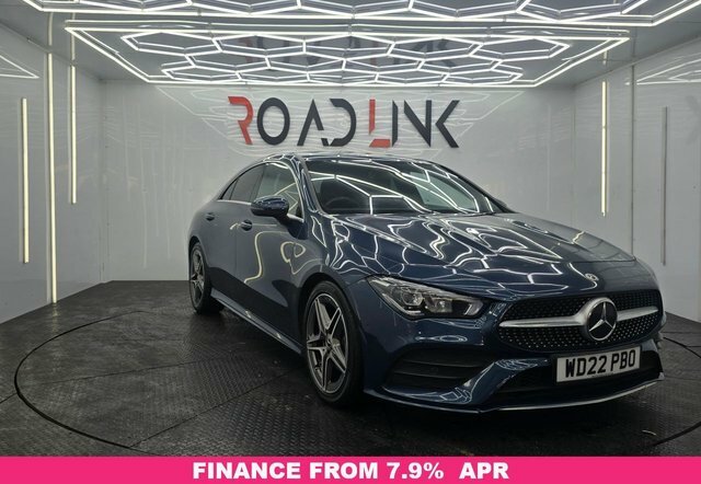 Mercedes-Benz CLA Class 1.3 Cla180 Amg Line Coupe 7G-dct Euro 6 Blue