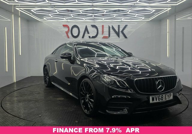Mercedes-Benz E Class 2.0 E220d Amg Line Premium Coupe G-tr WV68EYP Black