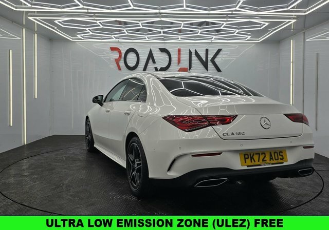 Mercedes-Benz CLA Class 1.3 Cla180 Amg Line Executive Coupe 7 PK72AOS White #2
