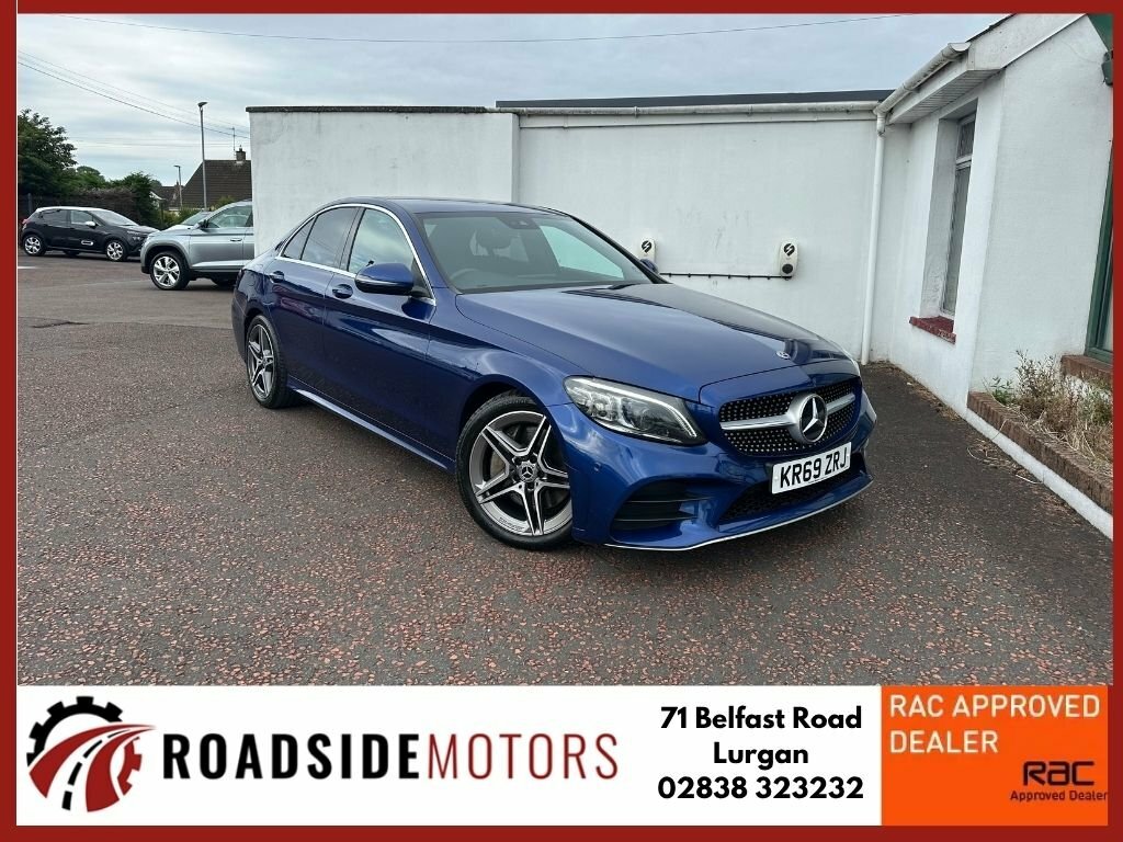 Mercedes-Benz C Class 2019 Mercedes C-class 2.0 C 300 D Amg Line Premium Blue