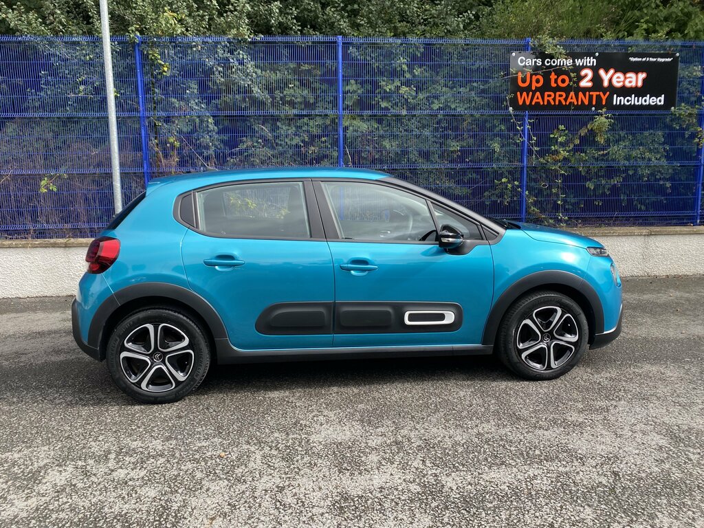 Citroen C3 2022 Citroen C3 1.2 Puretech Sense KV22HCO Blue #2