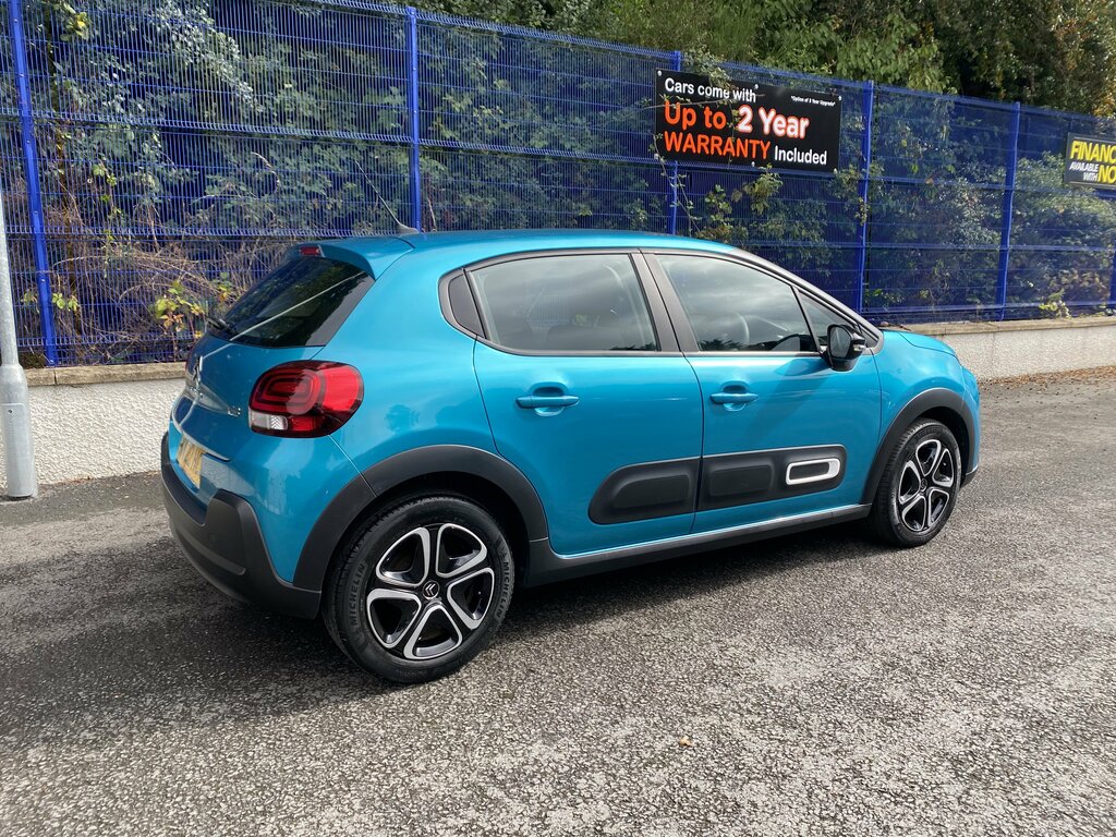 Citroen C3 2022 Citroen C3 1.2 Puretech Sense KV22HCO Blue #3