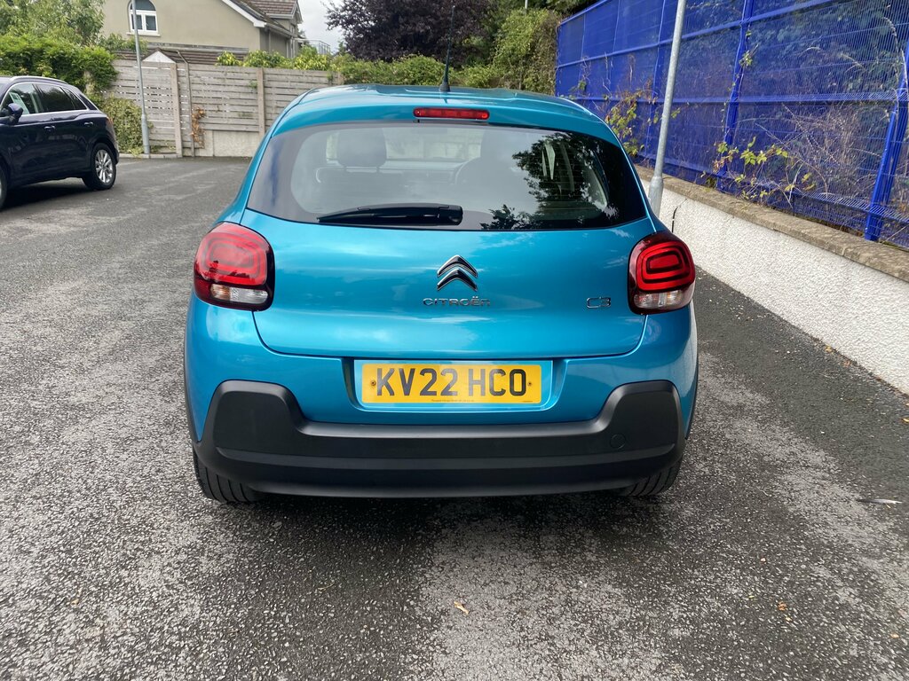 Citroen C3 2022 Citroen C3 1.2 Puretech Sense KV22HCO Blue #4