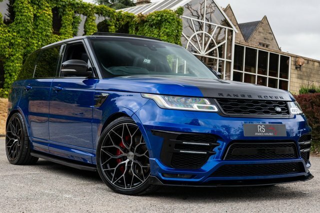 Land Rover Range Rover Sport 5.0 P575 V8 Svr Carbon Edition Suv Blue
