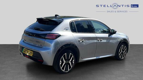 Peugeot e-208 51Kwh Gt Hatchback 11Kw Charger GD74UUY #3