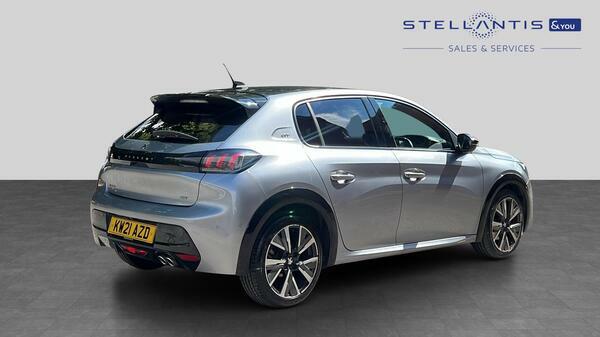 Peugeot 208 1.2 Puretech Gt Hatchback Eat Euro 6 S KW21AZD Grey #3