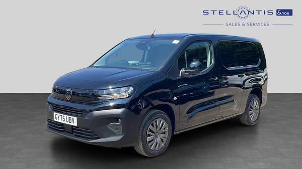 Peugeot Partner 1.5 Bluehdi 100 Professional Van Black #7