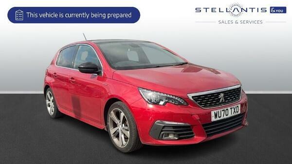 Peugeot 308 1.2 Puretech Gpf Gt Line Hatchback Manu Red