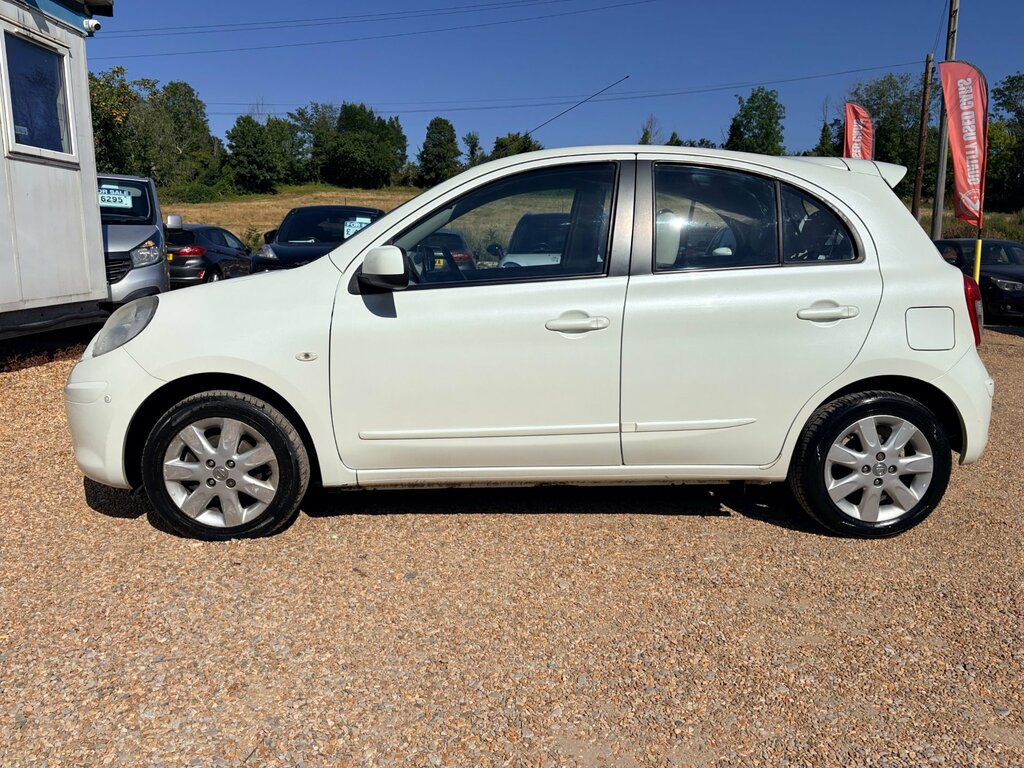 Nissan Micra 1.2 Shiro Dig-s. 5Dr. Ideal 1St C White #4