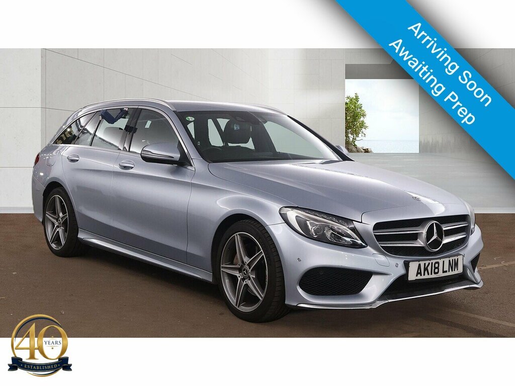 Mercedes-Benz C Class C200d Amg Line Silver