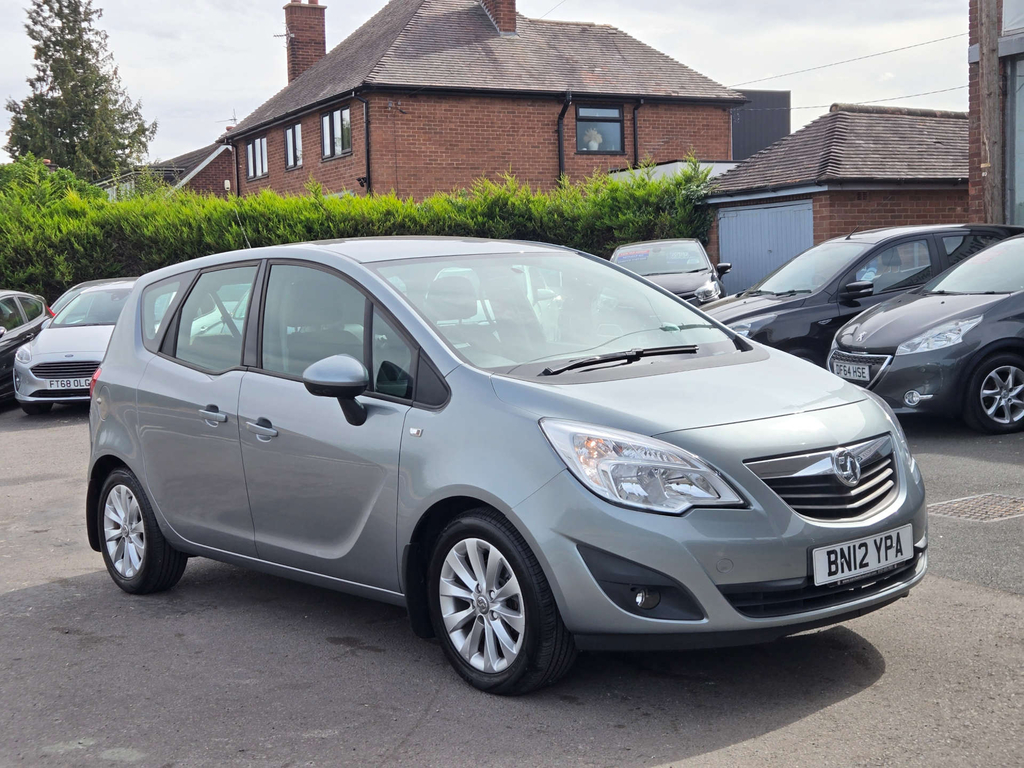 Vauxhall Meriva 1.7 Cdti Exclusiv Mpv Euro 5 110 Silver #9